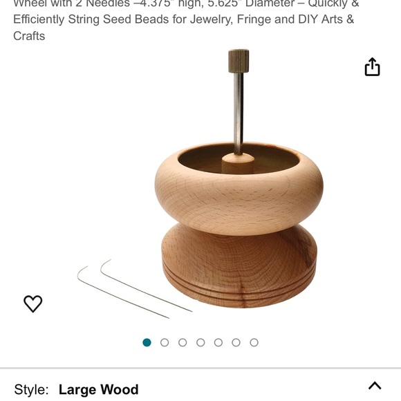 A fun and simple way to string seed beads for jewel... - Picture 3 of 7